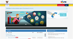 Desktop Screenshot of lpse.tanahdatar.go.id